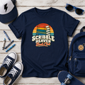 Kids T-Shirt "Scribble Heaven" Retro Rainbow Art Club Tee