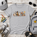 Kids Halloween Graphic Tee Cute Trick-or-Treat Owl & Friends Graphic