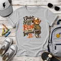 Kids Funny Retro Bear 'I Didn't Start the Fun, I Just Improved It' Graphic T-shirt