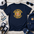 Kids "Built Different, Fed Constantly" Retro Snacks Graphic T-Shirt