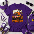 Kids “Bruh I’m Spooky Now” Halloween Graphic T-shirt