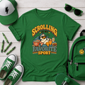 Kids cute “Scrolling Is My Favorite Sport” Retro Gamer Graphic Shirt