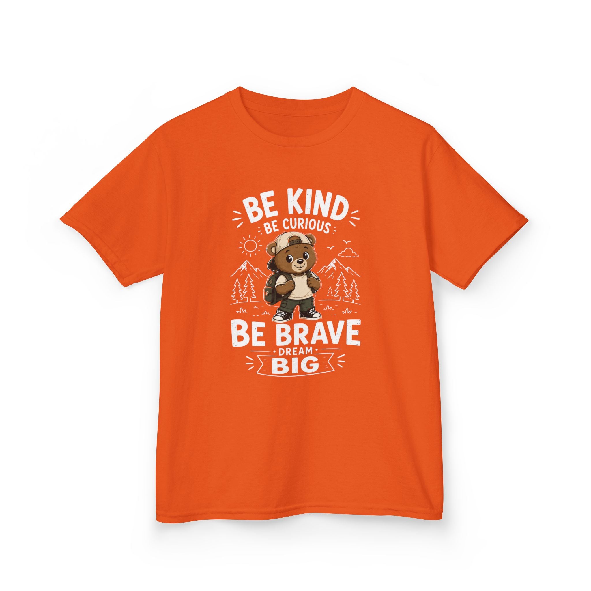 Kids T-Shirt — "Be Kind Be Brave"