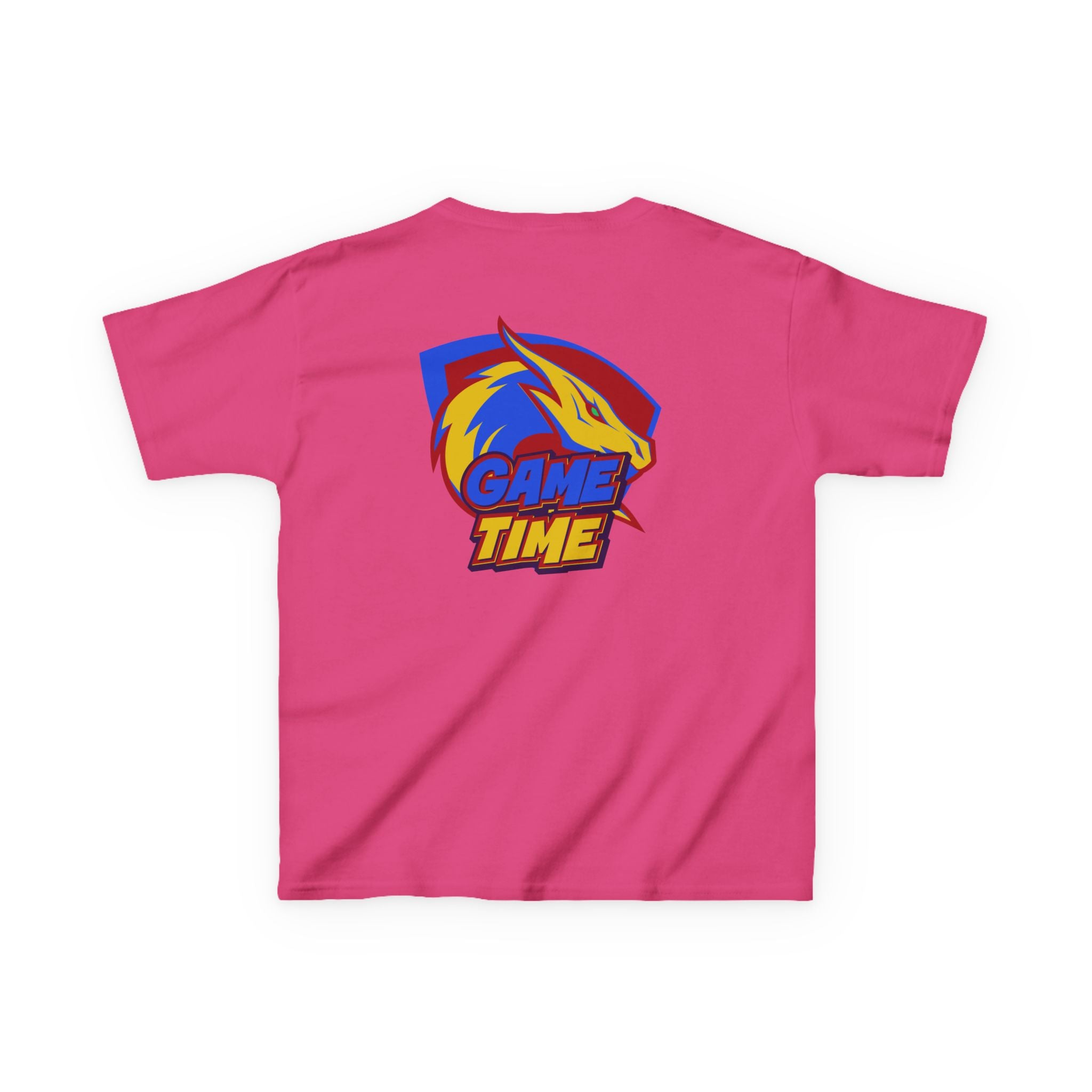Kids T-Shirt Design "Game Time Dragon Gamer"