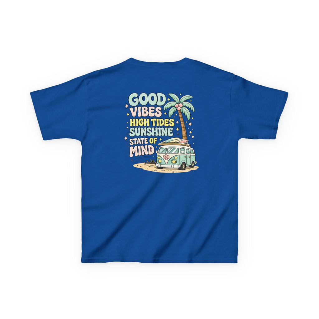Kids T-Shirt — "Good Vibes-High Tides"