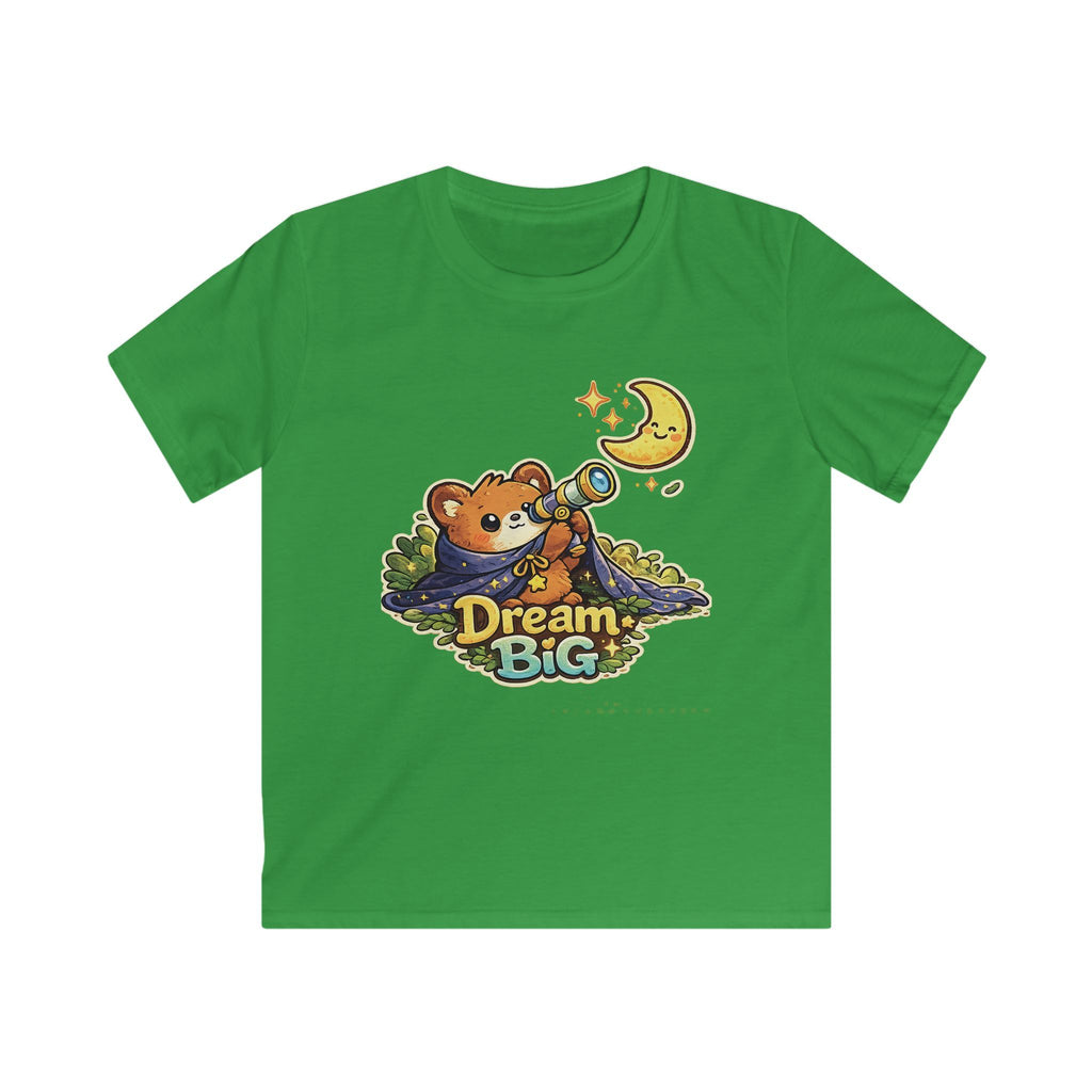 Kids Tee 'Dream Big' Bear Telescope Graphic t-shirt for Boys & Girls