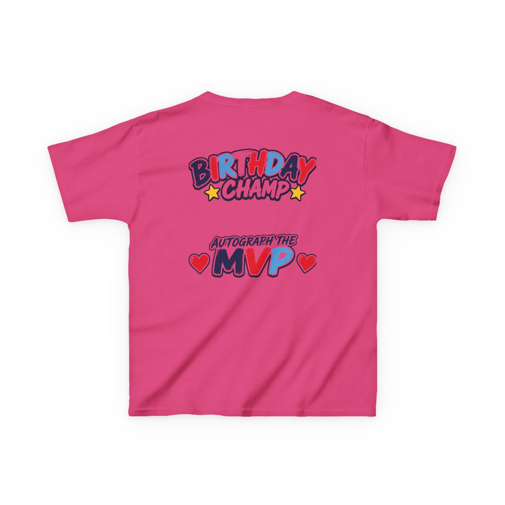 "Birthday Champ" Graphic kids Birthday T-Shirt Design