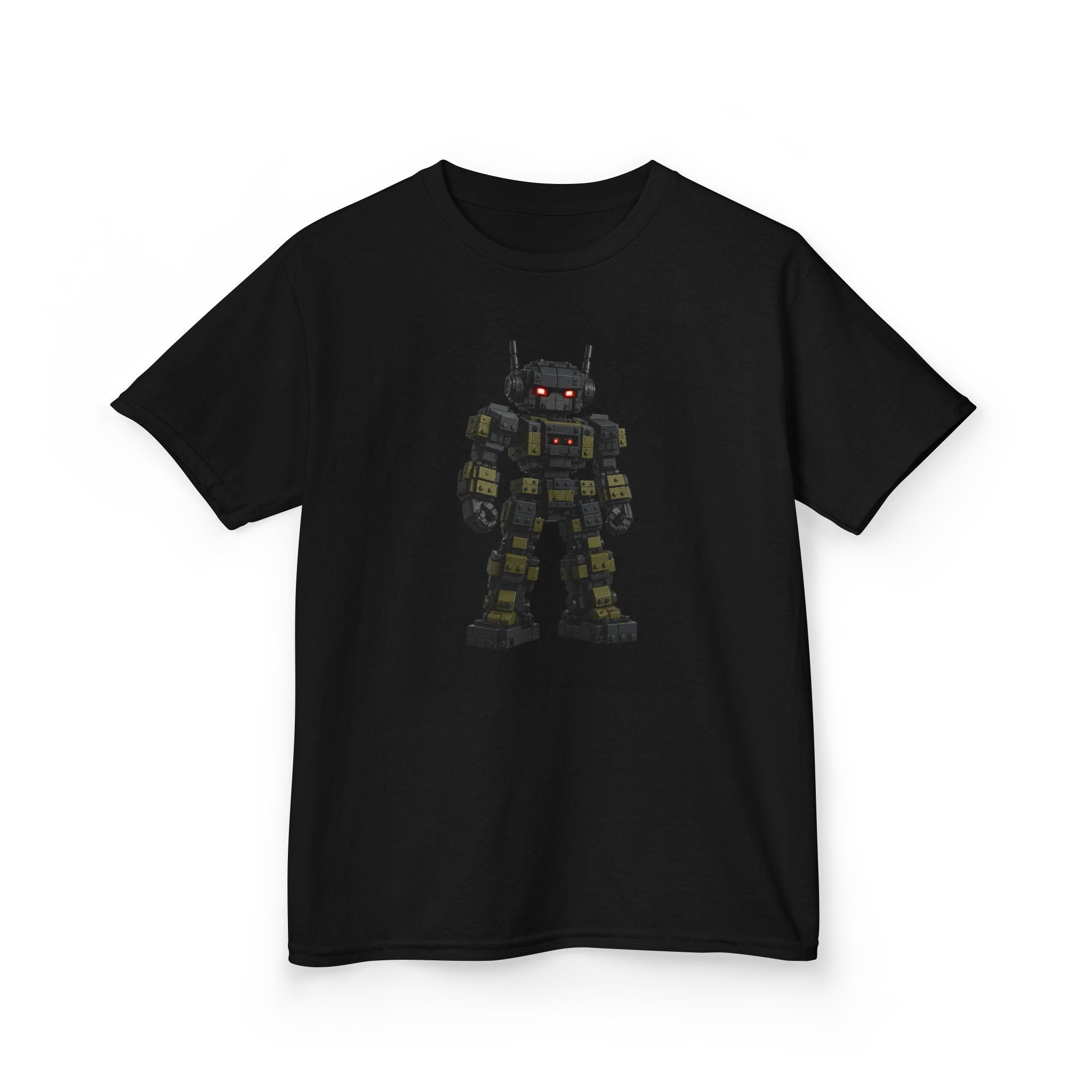 "Dark Steel Warrior" Graphic kids Gamer T-Shirt Design