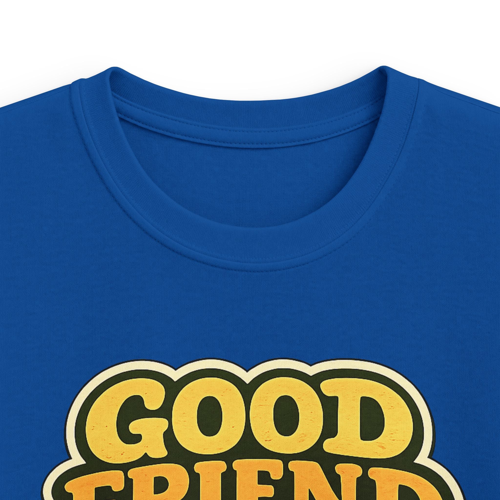 Kids Tee "Good Friend Energy" Retro Graphic Youth T‑Shirt For Boys & Girls