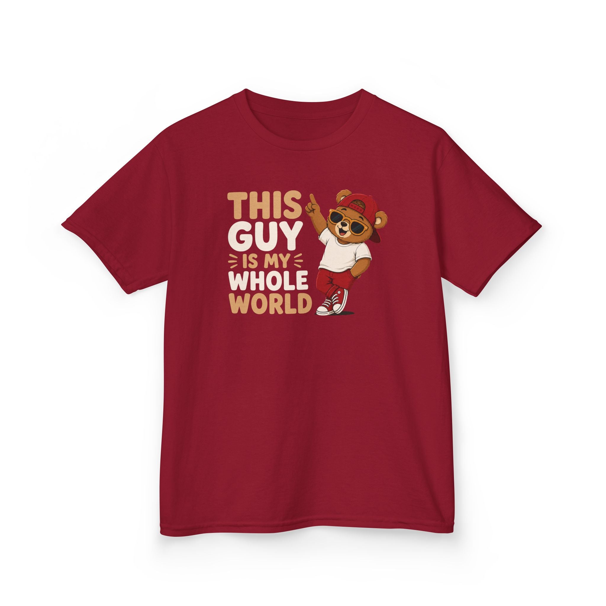 Kids T-Shirt — "THIS GUY IS MY WHOLE WORLD".