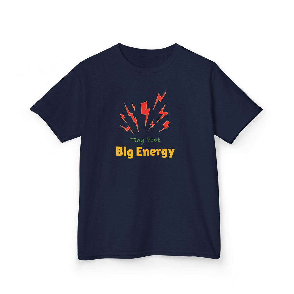 Tiny Feet - Big Energy | Funny Kids Graphic T-Shirt