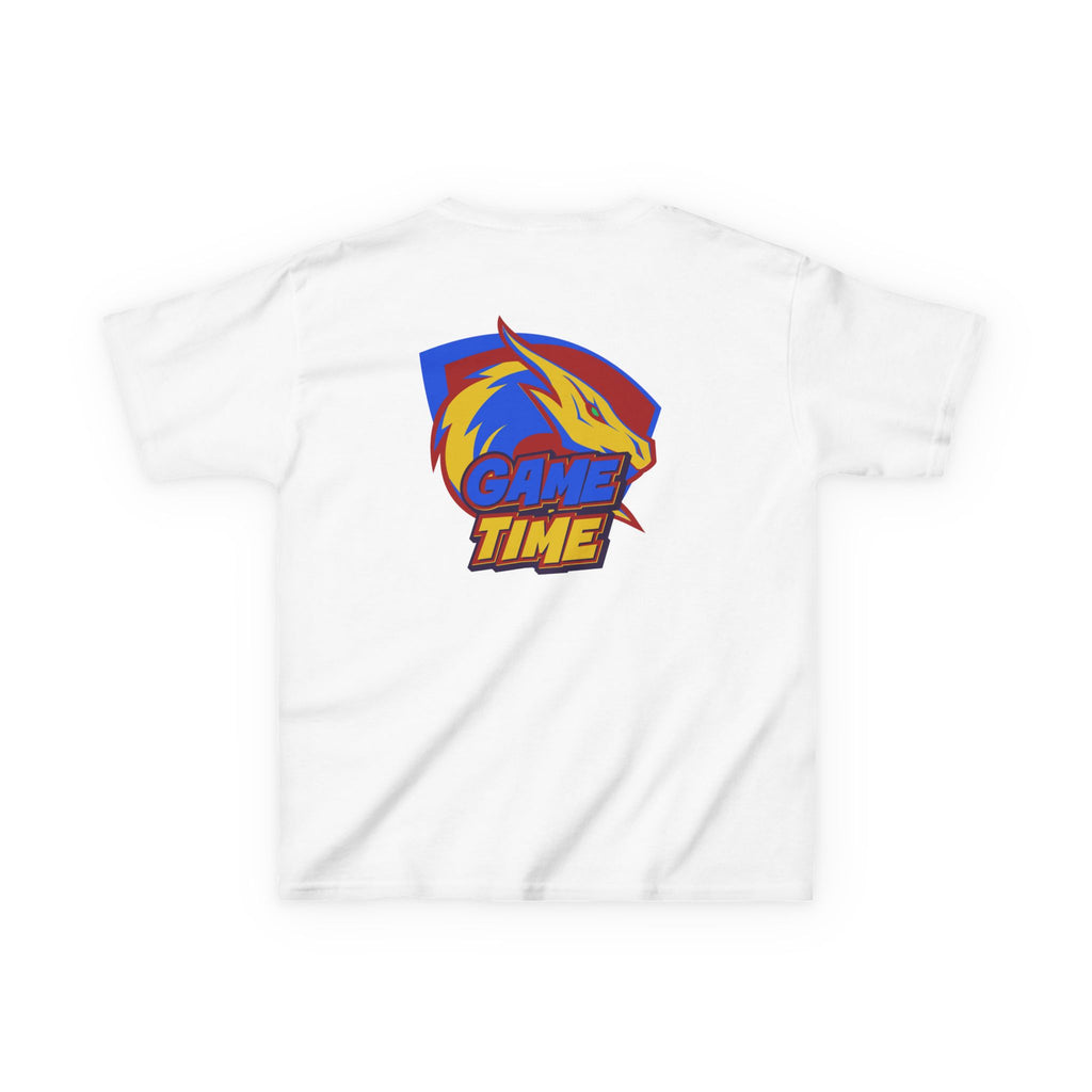 Kids T-Shirt Design "Game Time Dragon Gamer"
