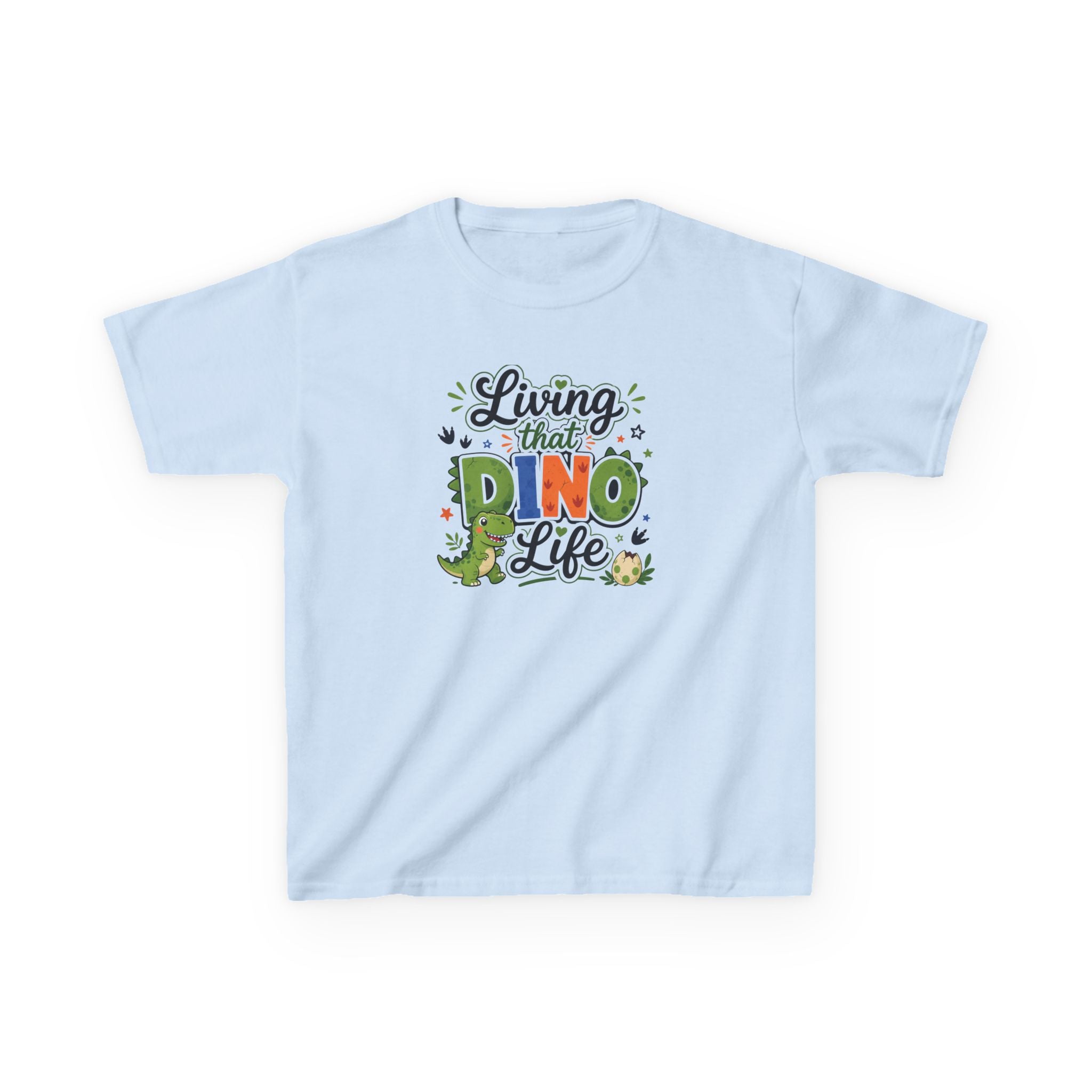 Kids T-Shirt — "Living That DINO Life"