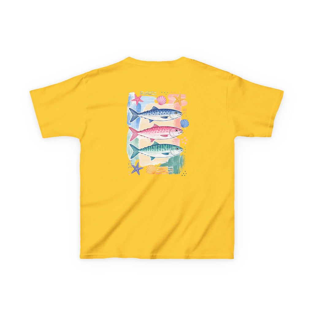 Kids Tee — Colorful Tropical Fish Graphic Shirt for Children