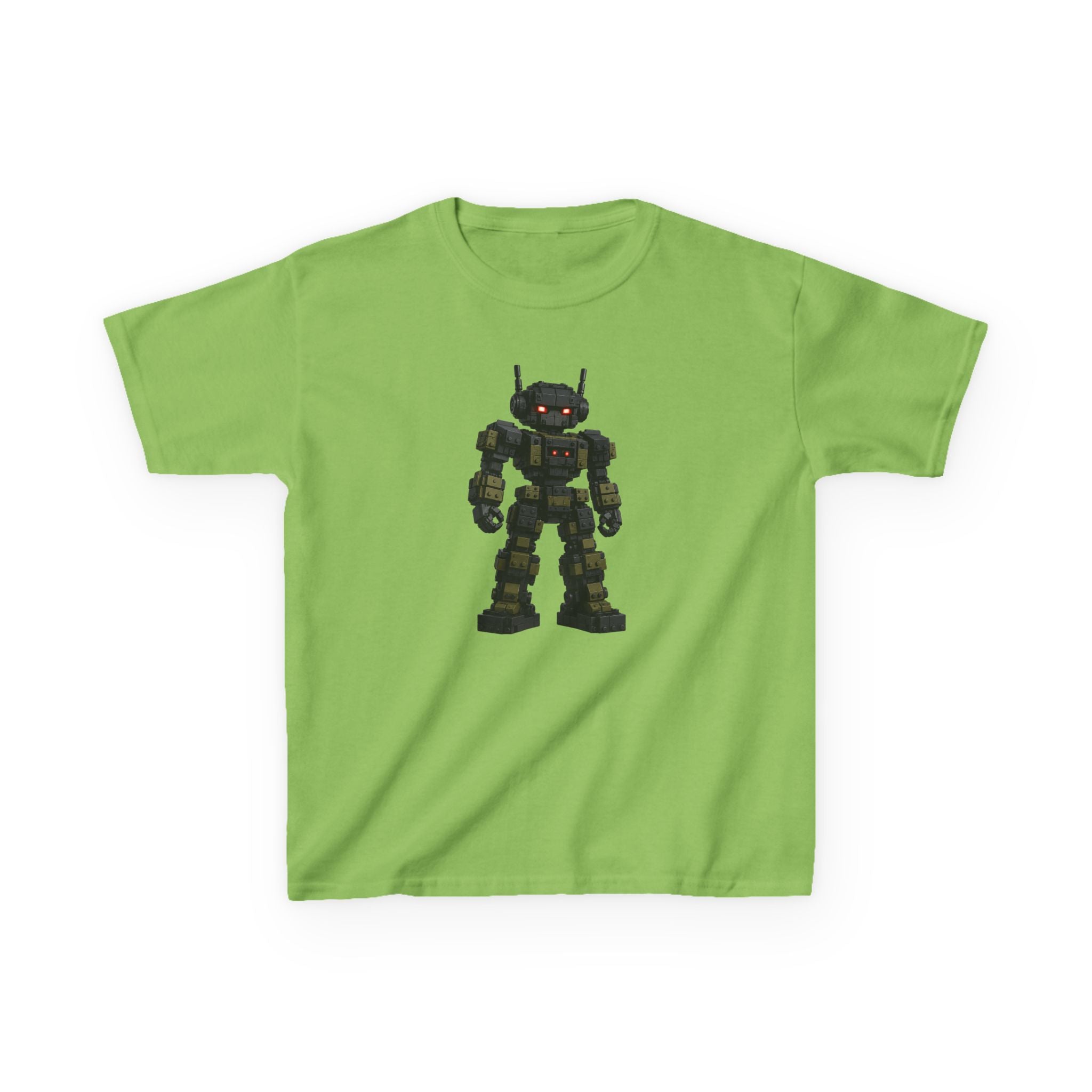 "Dark Steel Warrior" Graphic kids Gamer T-Shirt Design