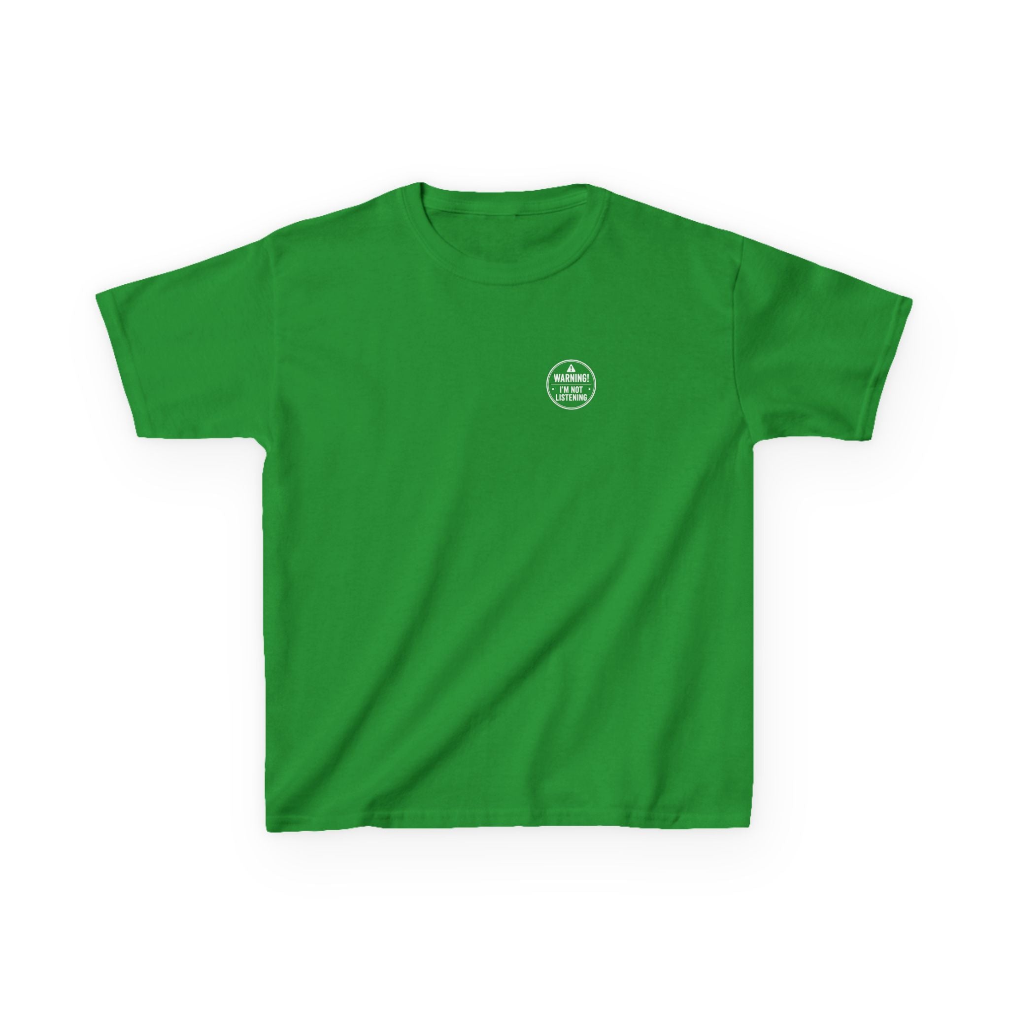 Warning: I'm Not Listening | Funny Kids Graphic T-Shirt
