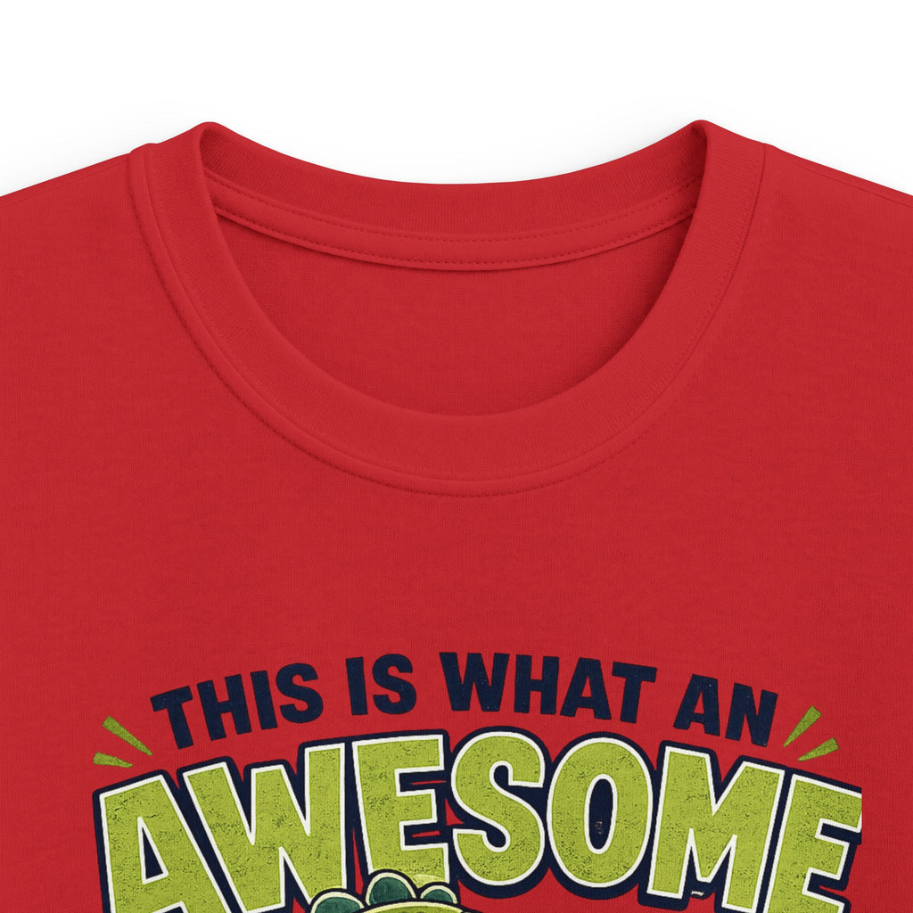 Kids Tee "This Is What An Awesome 4 Year Old Looks Like" Birthday Shirt