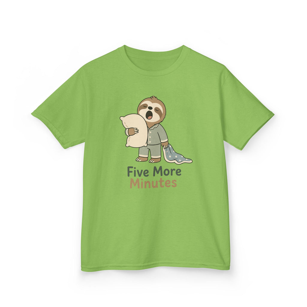 Kids T-Shirt — "Five more minutes""