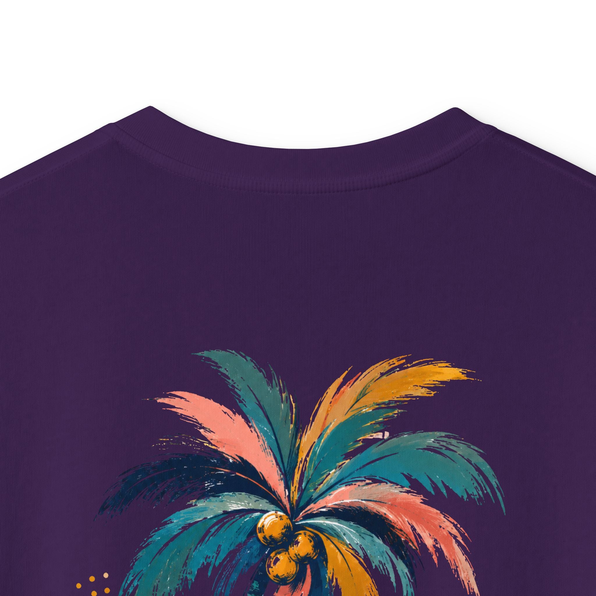 Kids Palm Beach T-Shirt Tropical Sunset Beach Tee for Children