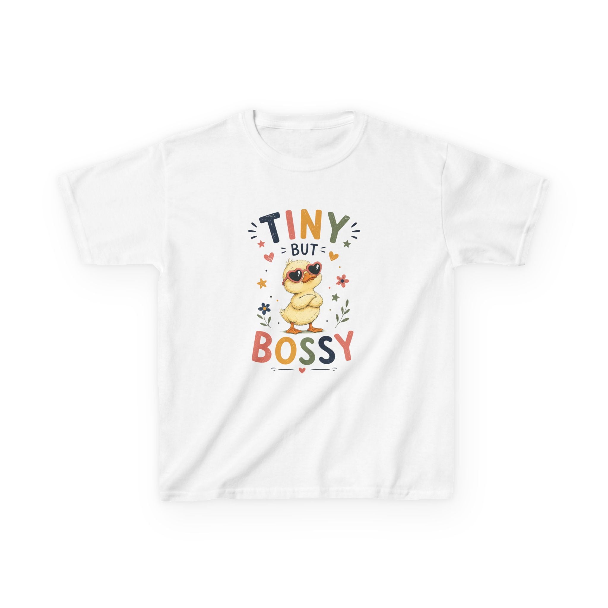 Kids T-Shirt — "Tiny But Bossy"