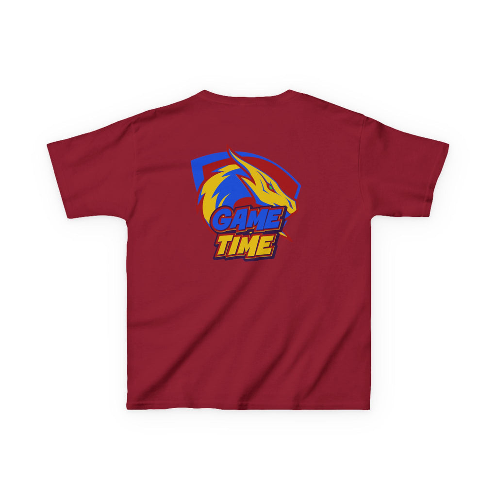 Kids T-Shirt Design "Game Time Dragon Gamer"