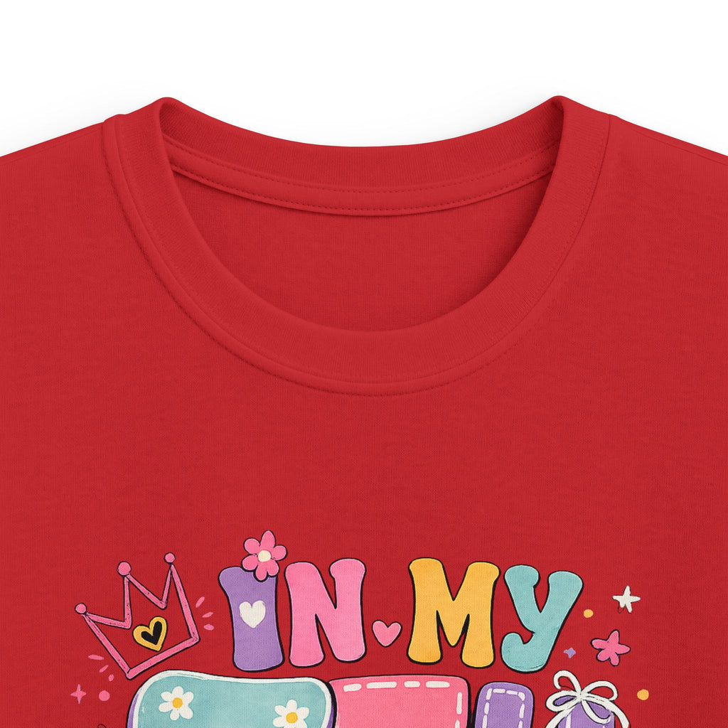 Kids 7th Birthday Tee Cute Pastel Rainbow "In My 7th Birthday Era" Shirt