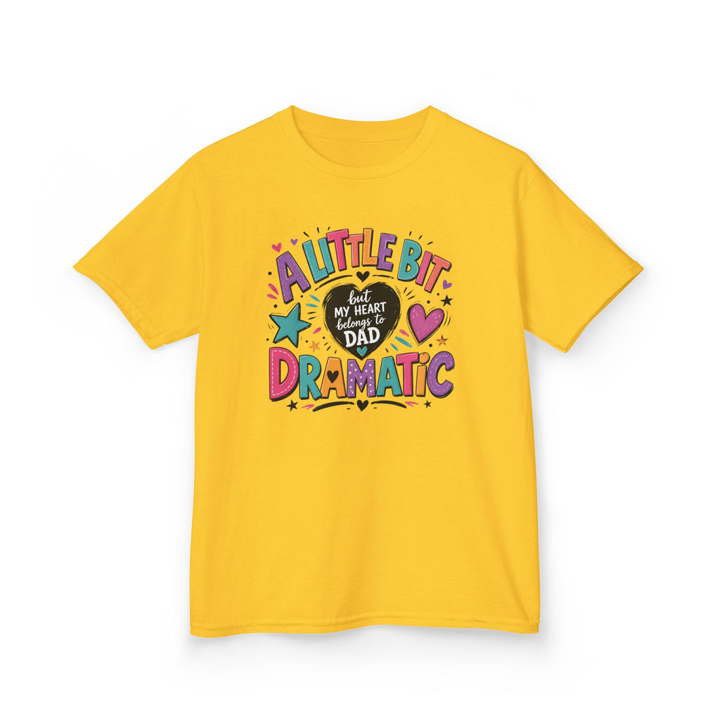 "A Little Dramatic" Girls Graphic Family T-Shirt Design