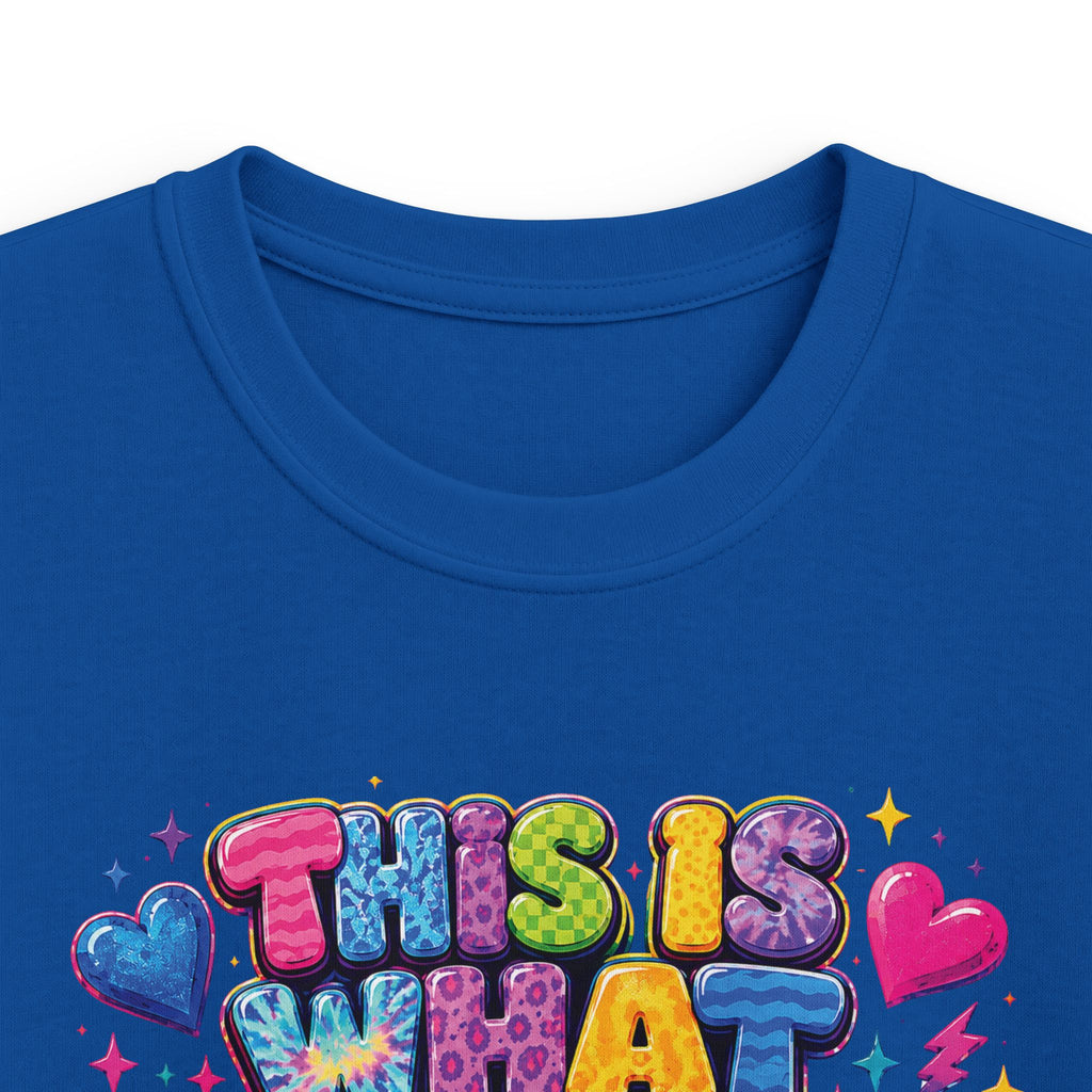 Kids Tee "This Is What Awesome 10 Years Old Looks Like" Colorful Birthday Shirt
