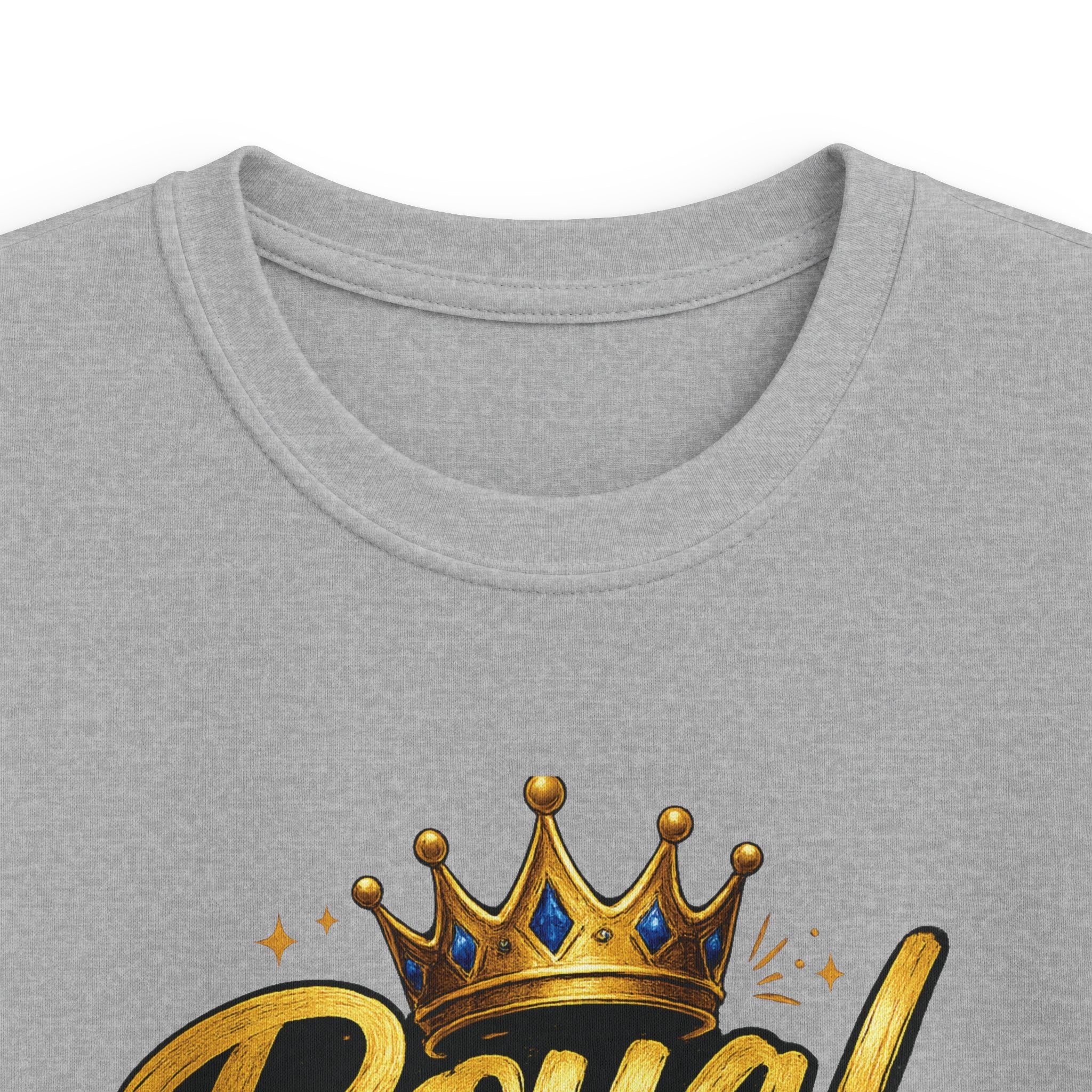 "Royal Since Day One" Crown Graphic Boys Shirt
