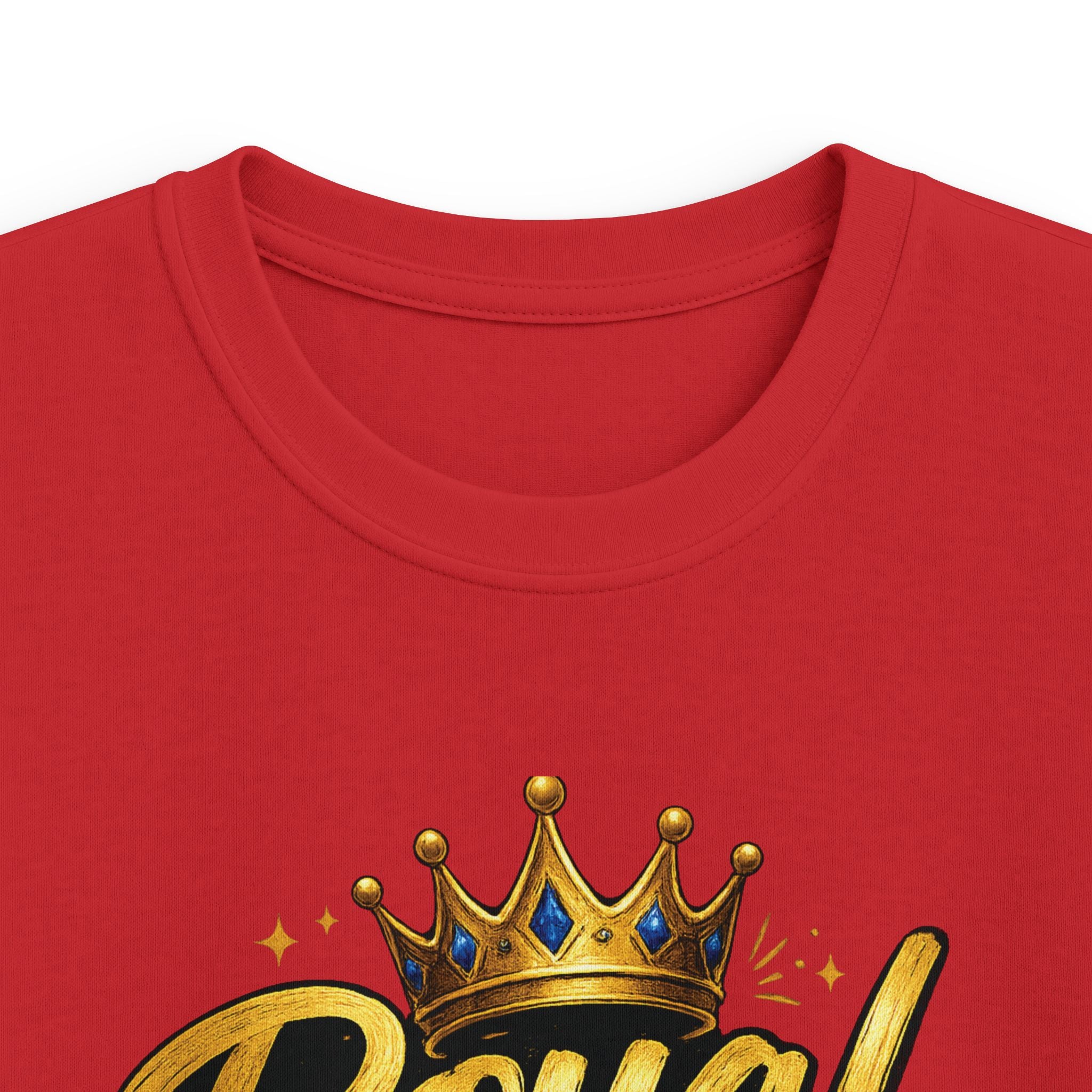 "Royal Since Day One" Crown Graphic Boys Shirt