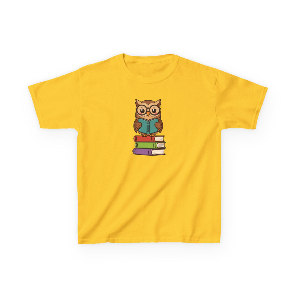 OWL on book | Kids Reading Graphic T-Shirt