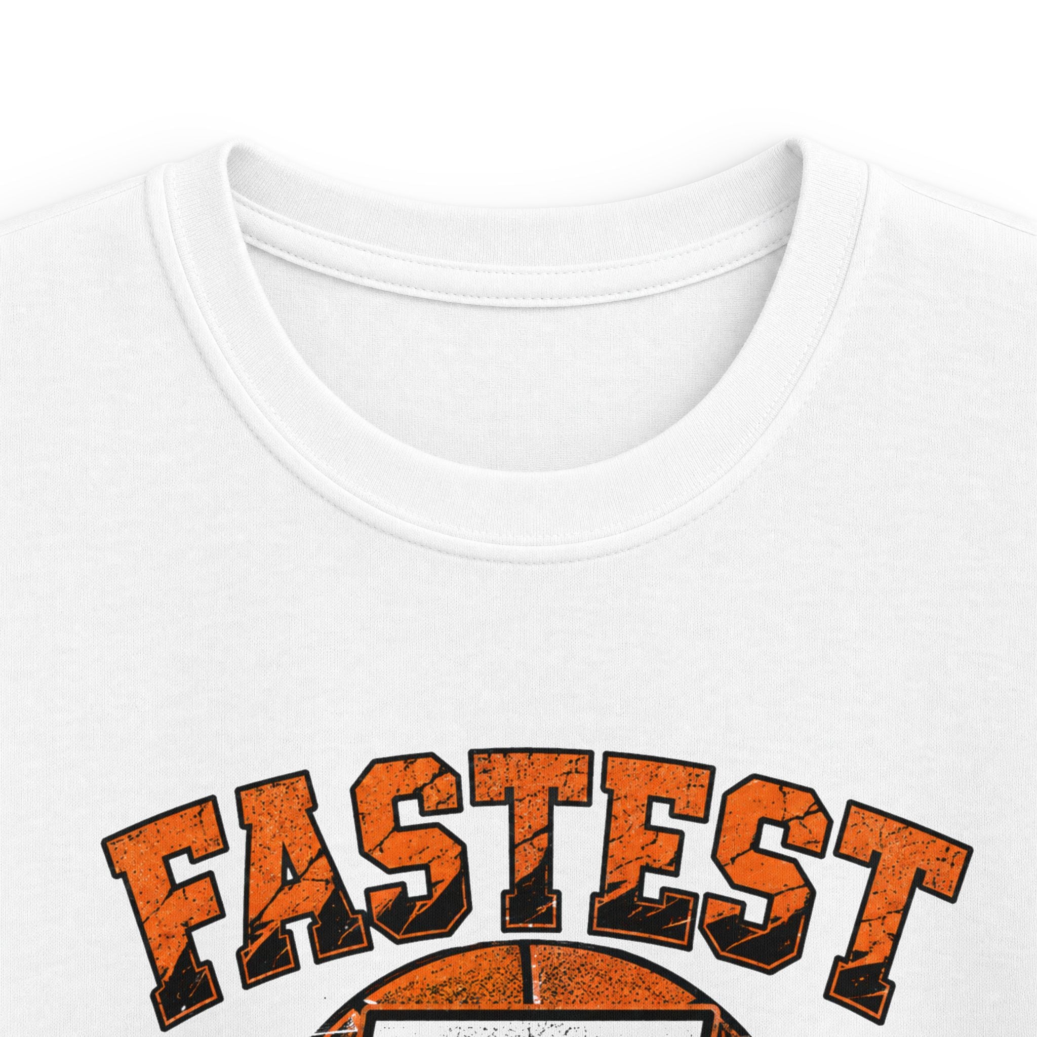 Kids Basketball 'Fastest 7 Year-Old' Sports Birthday Shirt