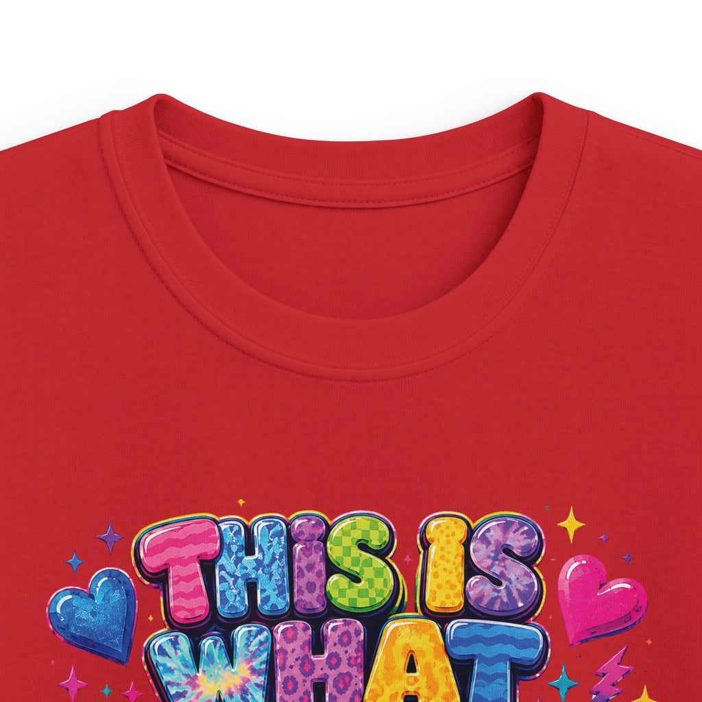 Kids Tee "This Is What Awesome 10 Years Old Looks Like" Colorful Birthday Shirt