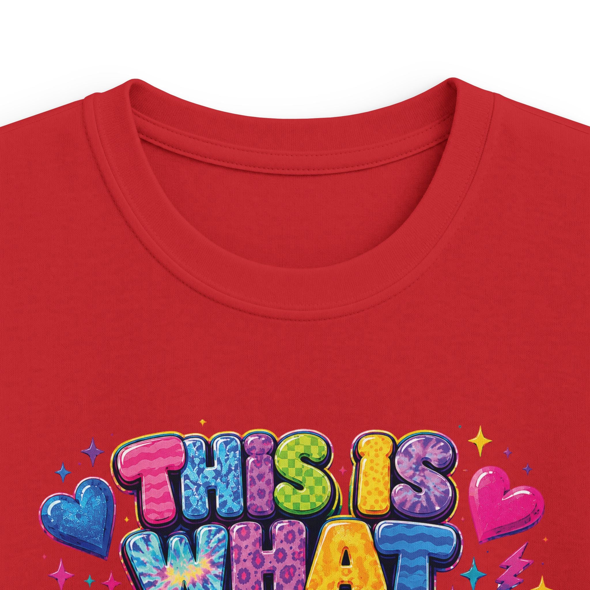 Kids Tee "This Is What Awesome 10 Years Old Looks Like" Colorful Birthday Shirt