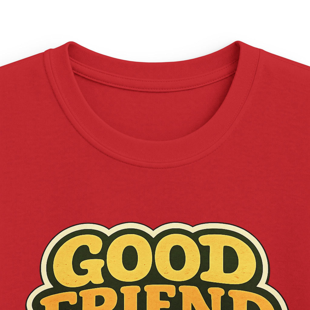 Kids Tee "Good Friend Energy" Retro Graphic Youth T‑Shirt For Boys & Girls