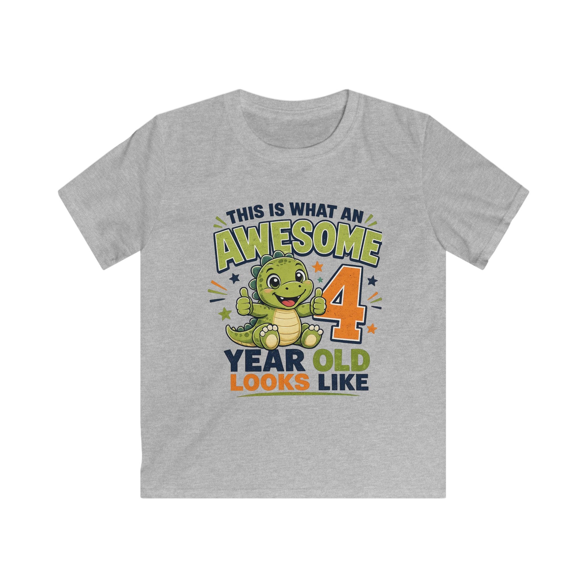 Kids Tee "This Is What An Awesome 4 Year Old Looks Like" Birthday Shirt
