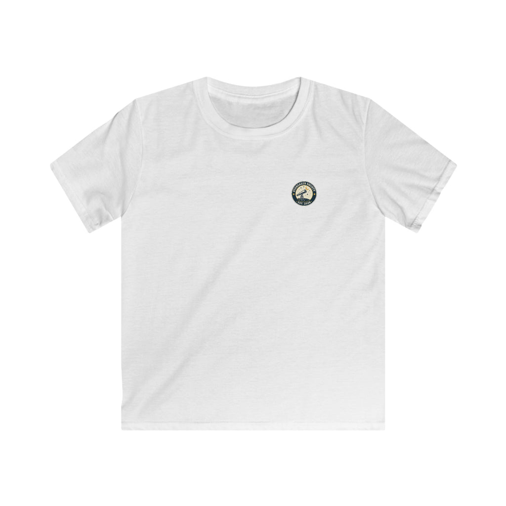 "Stargazer Society" Kids Tee Telescope 'Est. 2026' For Boys & Girls