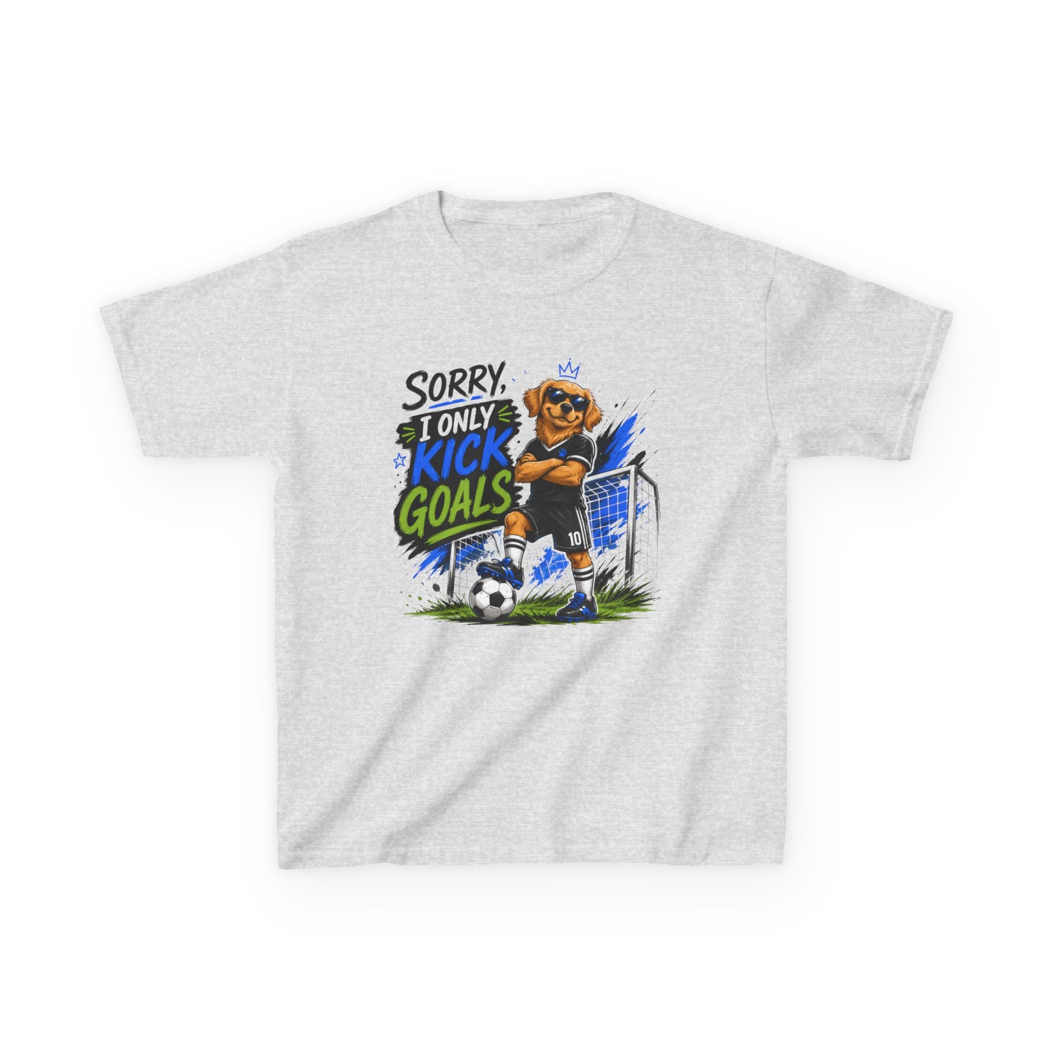 Sorry, I Only Kick Goals Soccer T-Shirt | Funny Soccer Player Graphic Tee | Youth Soccer Shirt | Soccer Lover Gift | Sports Quote Apparel