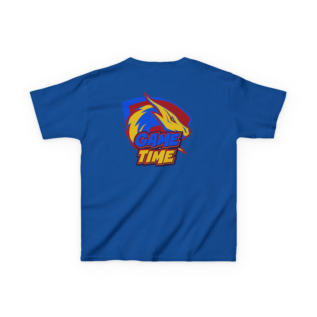 Kids T-Shirt Design "Game Time Dragon Gamer"