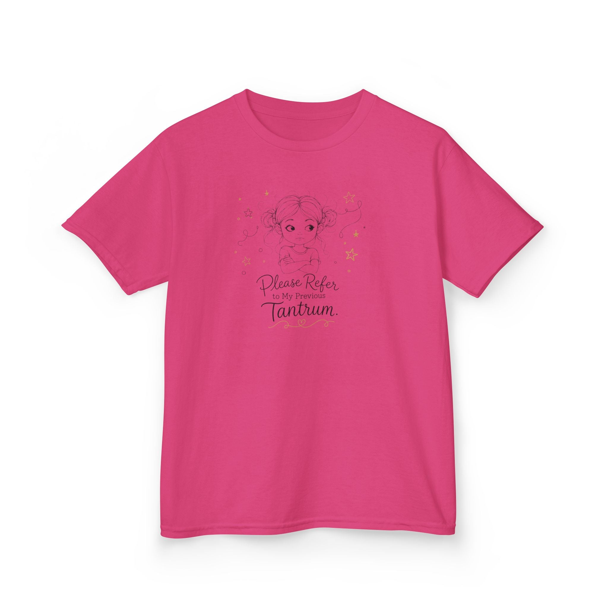 Kids T-Shirt — "Please Refer to My Previous Tantrum"