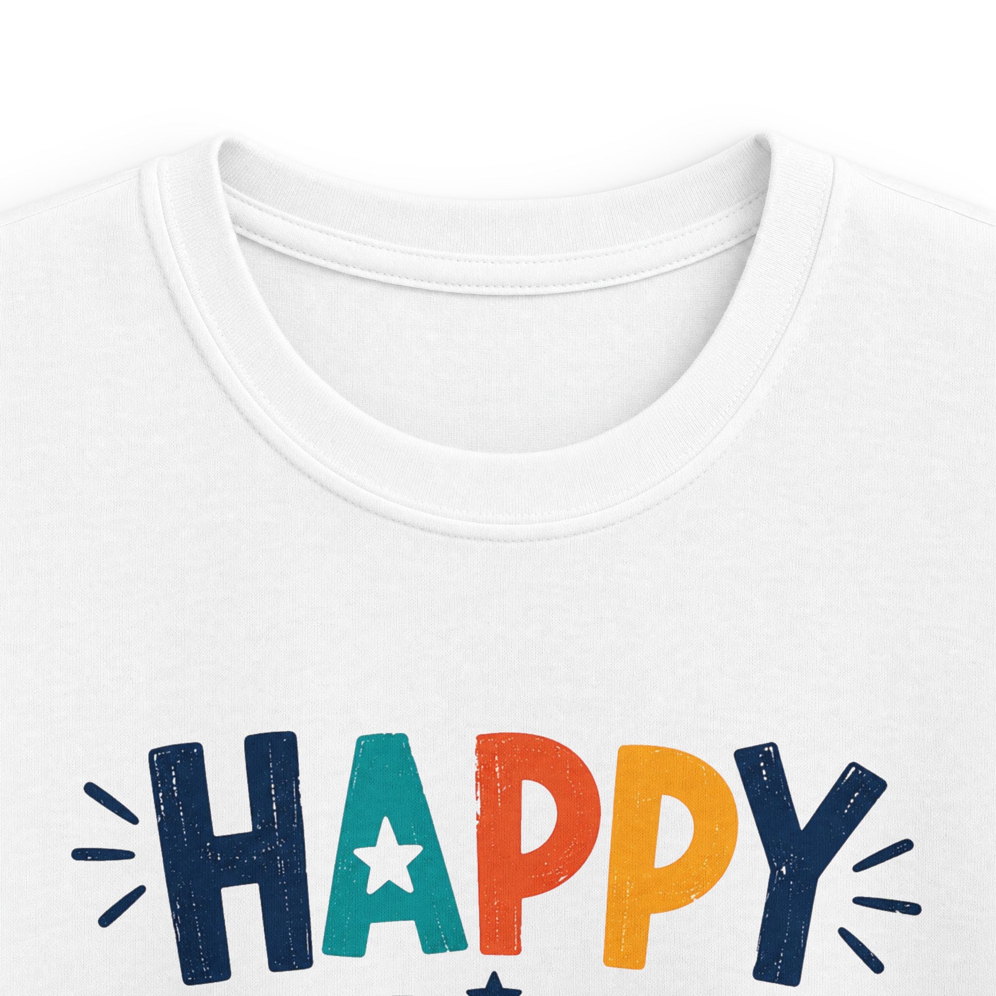 Kids Birthday Tee "Happy Birthday to Me" Colorful Party Shirt