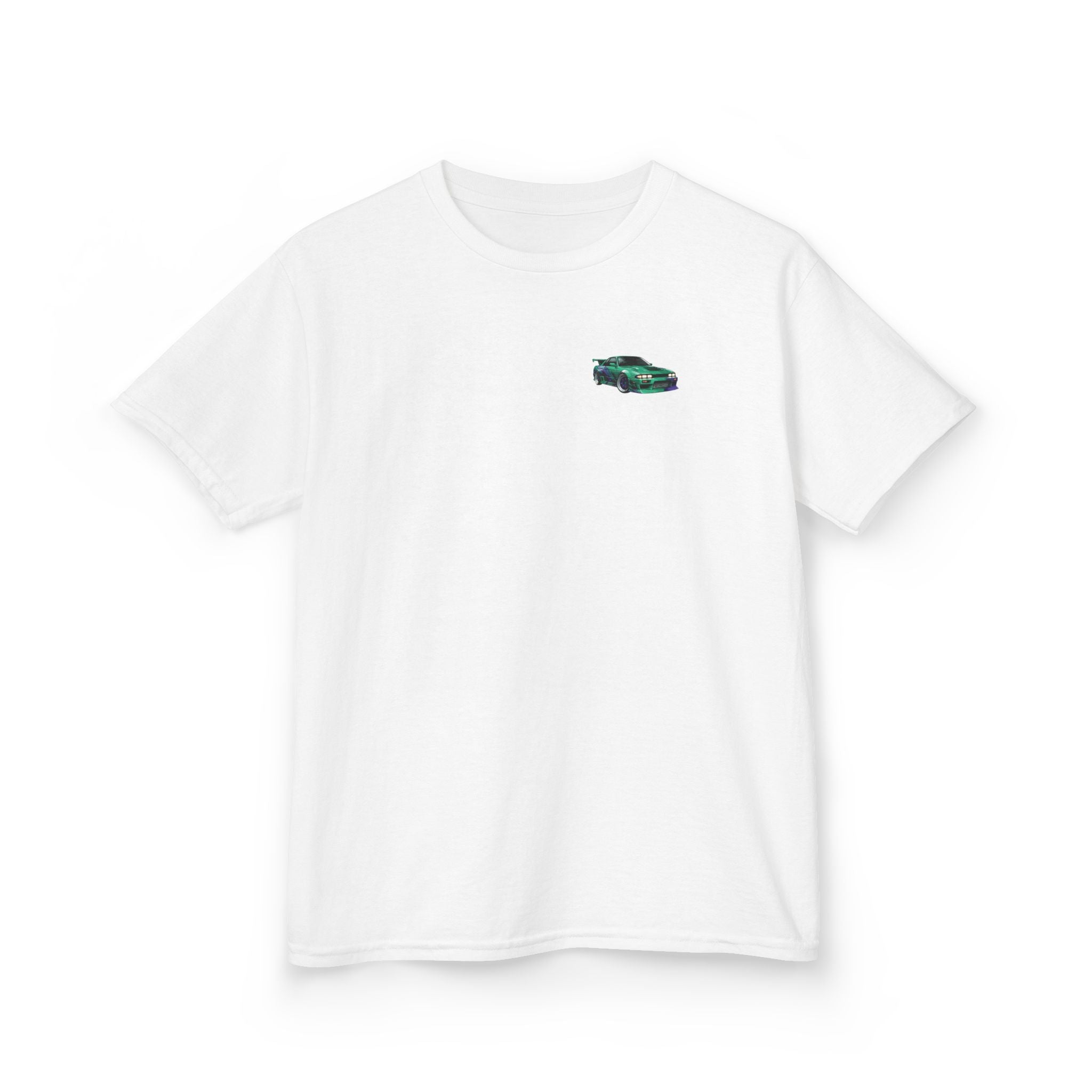 Boys Tee "Retro Nightrun Drift Car" Graphic (Neon City)