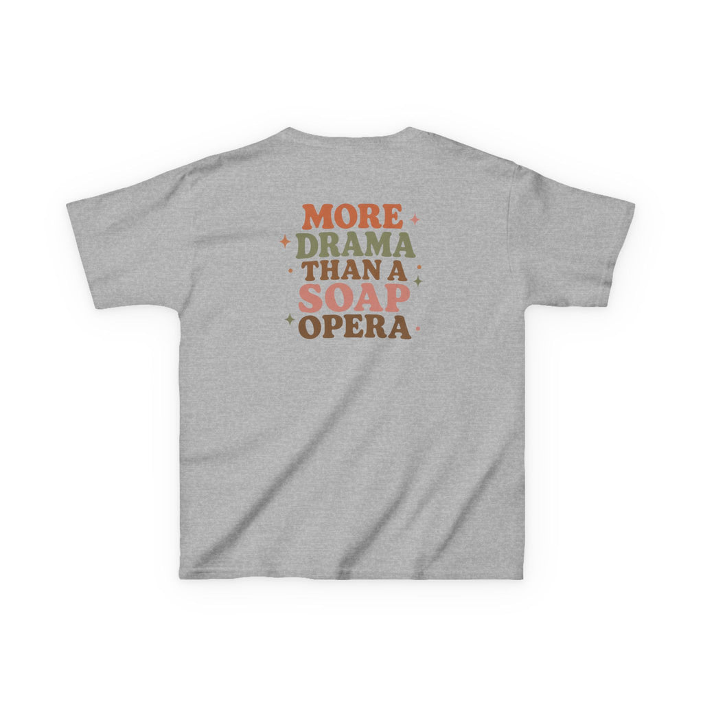 More Drama Than a Soap Opera Kids Graphic Tee