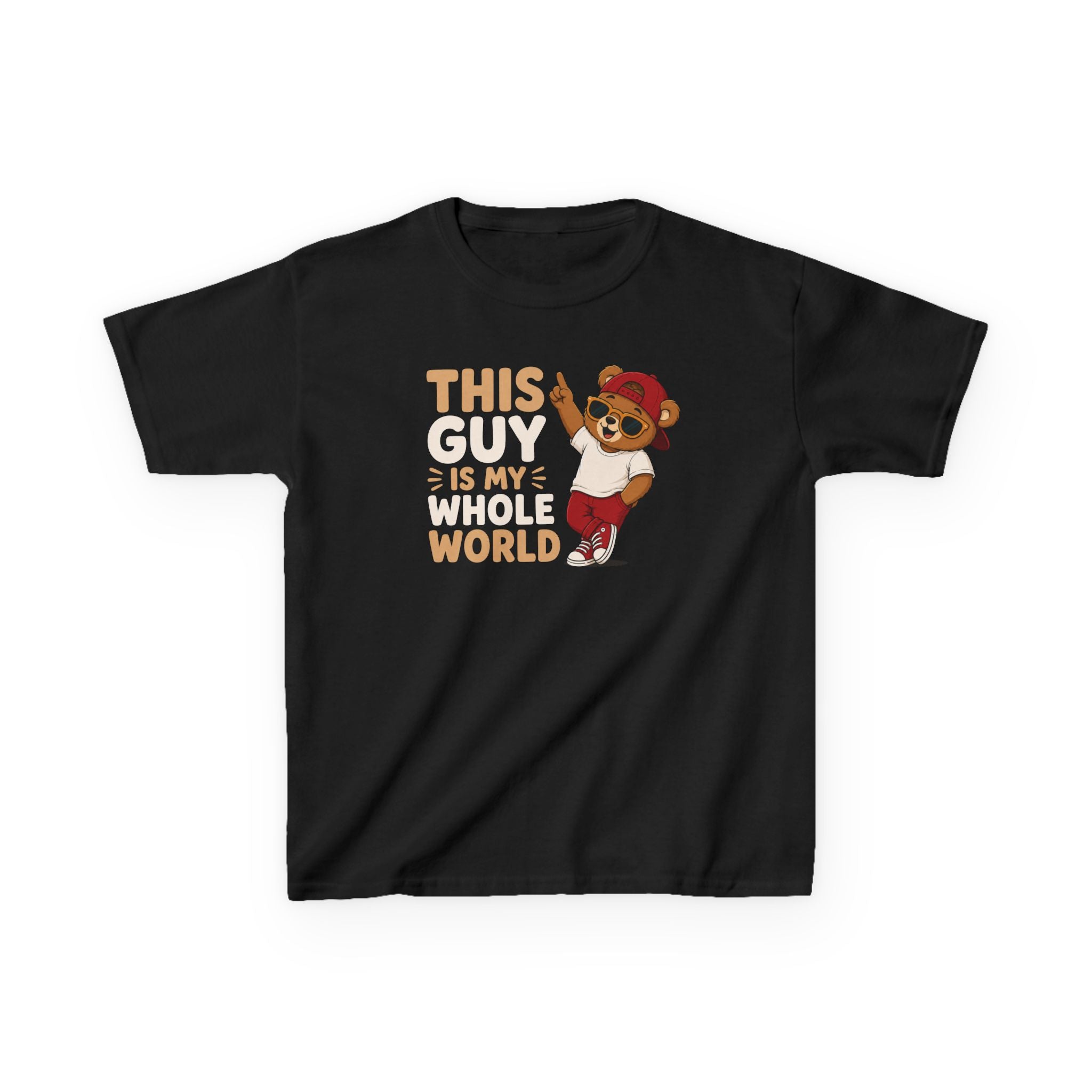 Kids T-Shirt — "THIS GUY IS MY WHOLE WORLD".