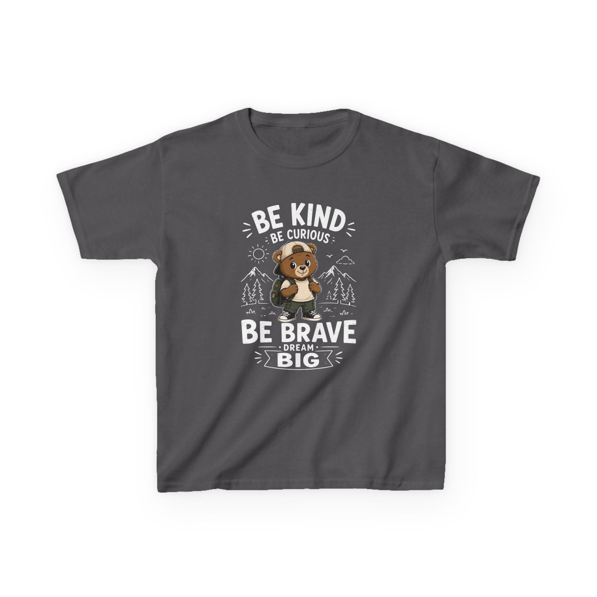 Kids T-Shirt — "Be Kind Be Brave"