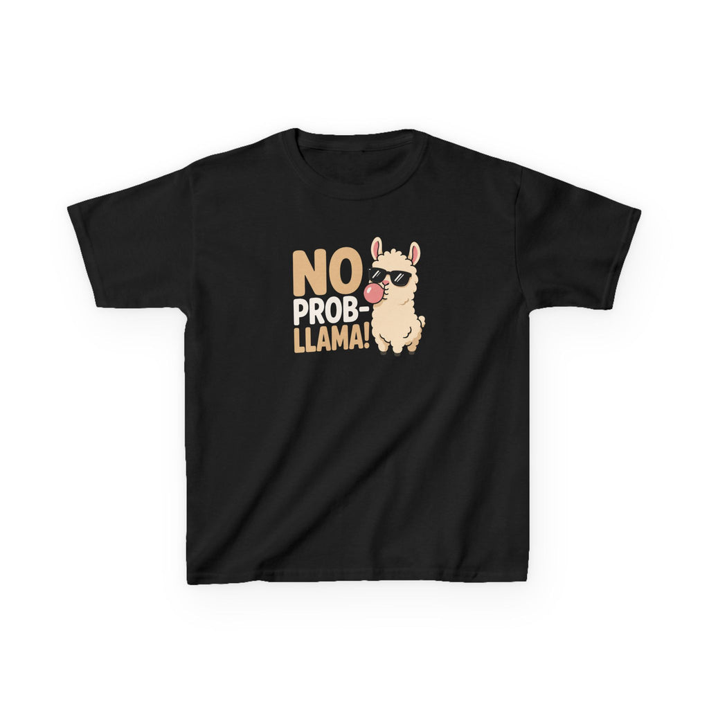 Kids Funny T-Shirt — "No Prob-llama!" 🦙".