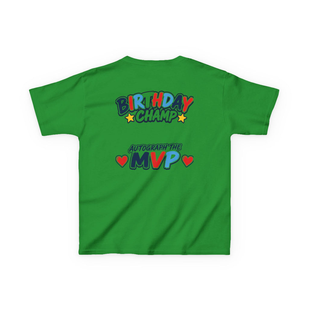 "Birthday Champ" Graphic kids Birthday T-Shirt Design