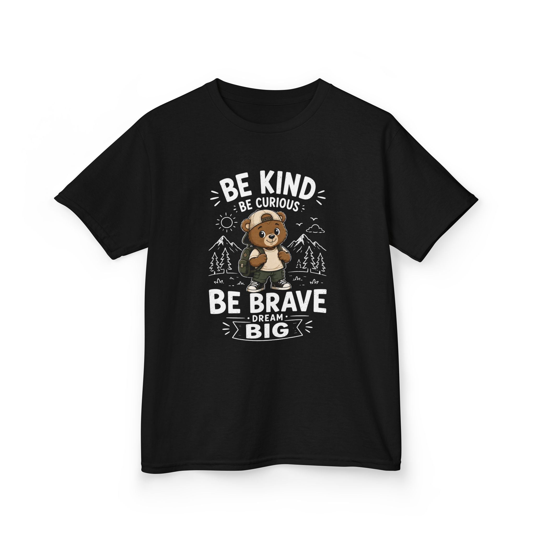 Kids T-Shirt — "Be Kind Be Brave"