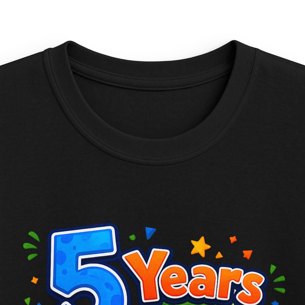 "5 Years of Being Roar-Some" Kids T-Shirt Dinosaur Birthday Tee