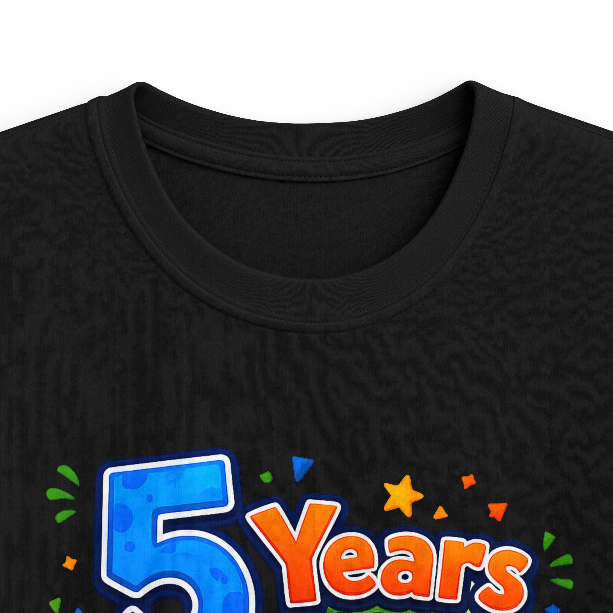 "5 Years of Being Roar-Some" Kids T-Shirt Dinosaur Birthday Tee